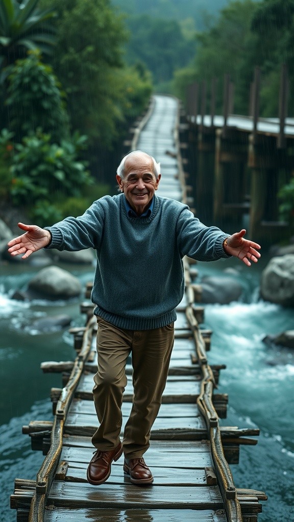 Rescue by Children: A Man's Fall into the River