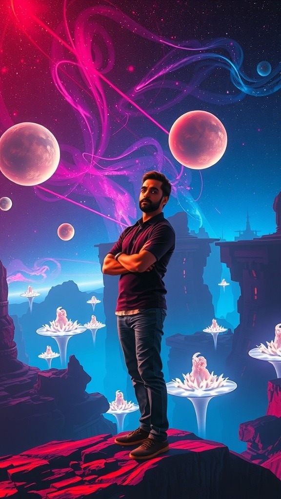 Ahmad's Journey Through the Galactic Harmony