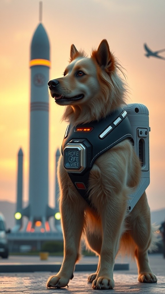 Astronaut Dog's Space Adventure