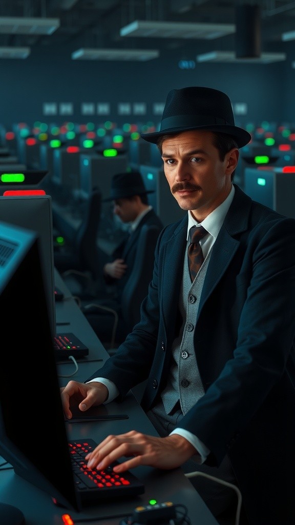 Boys at Computer: Green vs Red Light (copy)