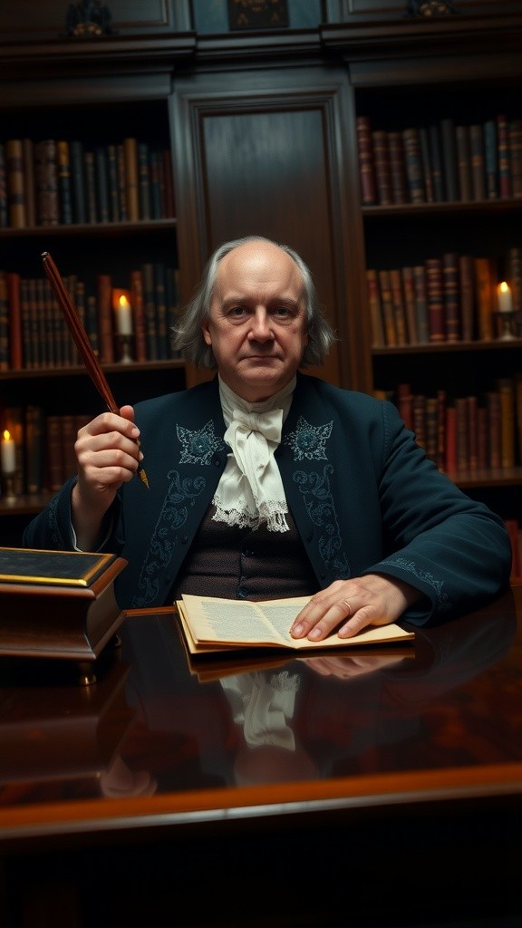 Benjamin Franklin's Smartphone Shock