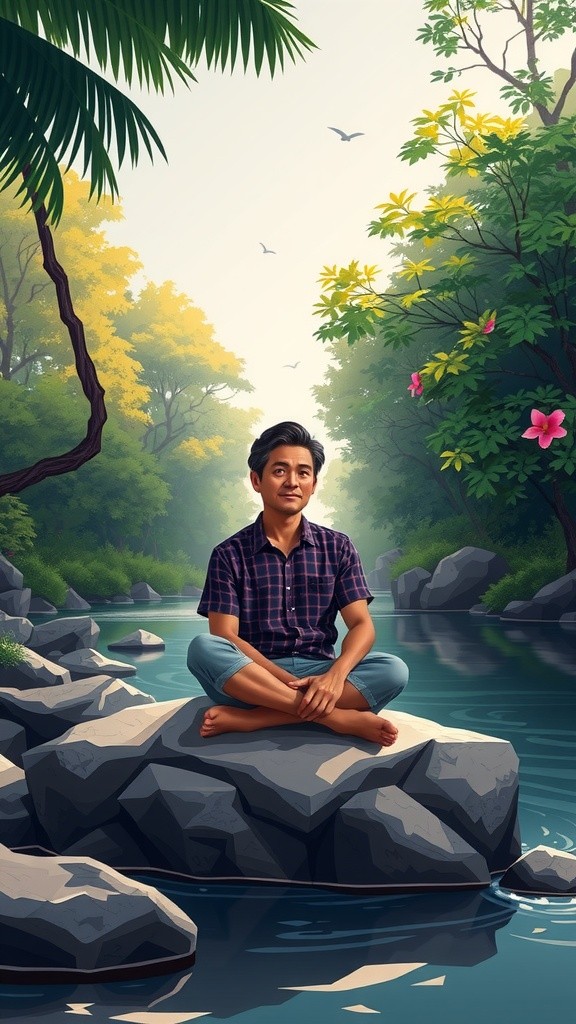 जीवन की धारा में बहना - एक साधु की शिक्षाएं