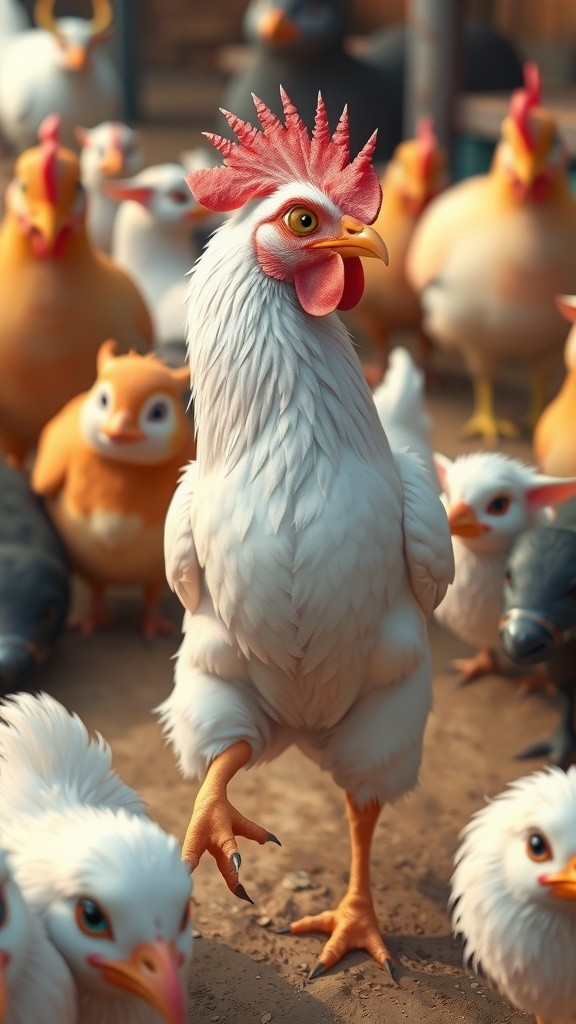 Ayam Berani dan Hantu Bebek