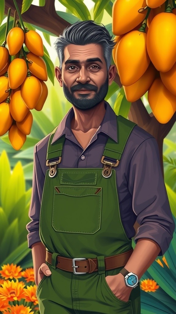 Kepedulian Tukang Kebun dan Pohon Mangga