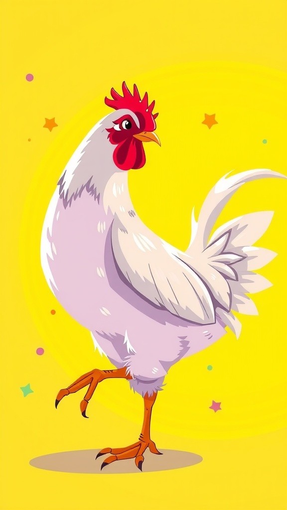 Ayam Menari dengan Gaya Manusia