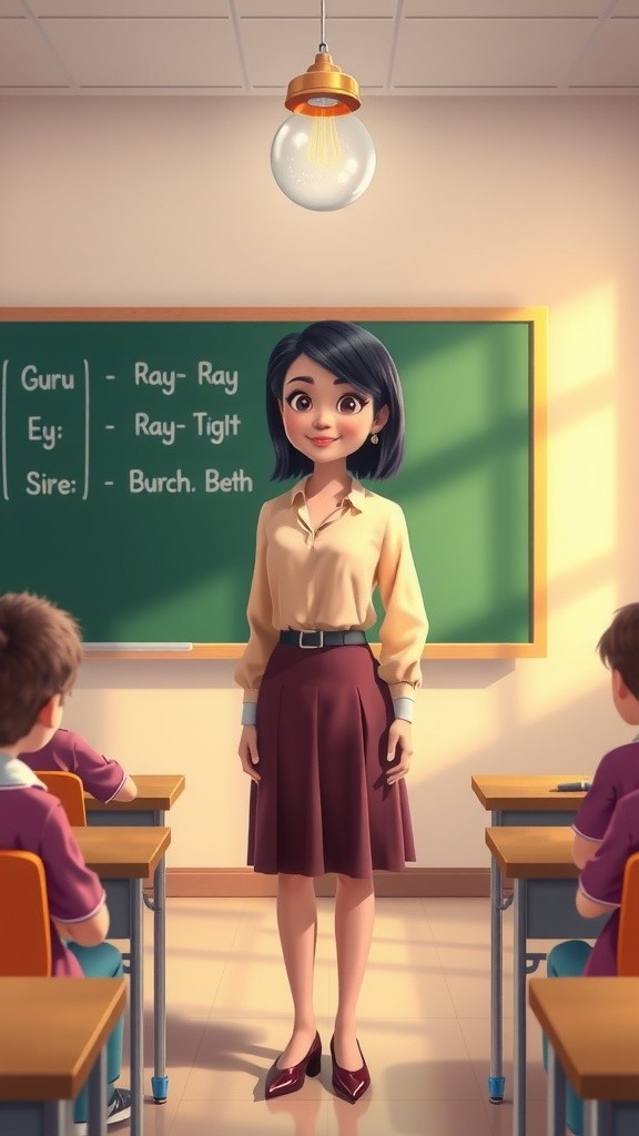 Kisah Lucu di Kelas: Burung dan Wanita Makan Es Krim
