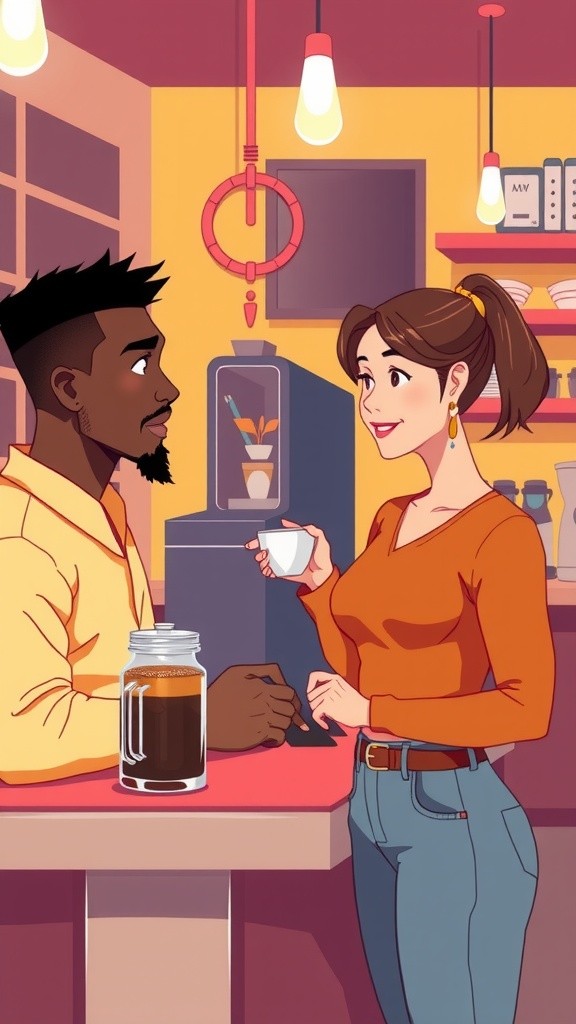 Menantikan Cinta di Kafe Kecil