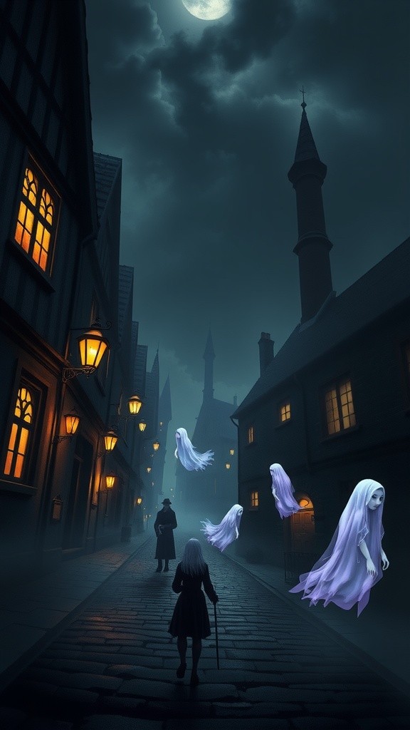 The Flickering Lanterns of Black Hollow