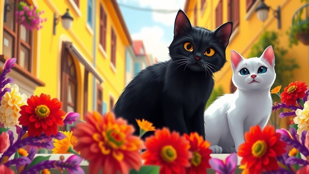 Kucing Hitam dan Kucing Putih: Duo Ajaib
