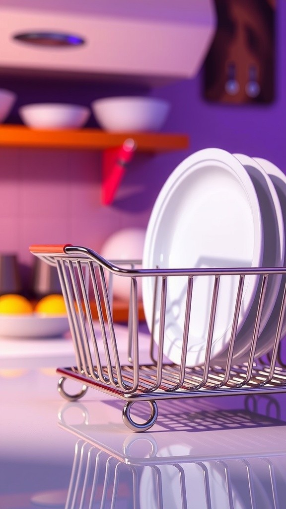 Rak Piring Stylish untuk Dapur Modern!