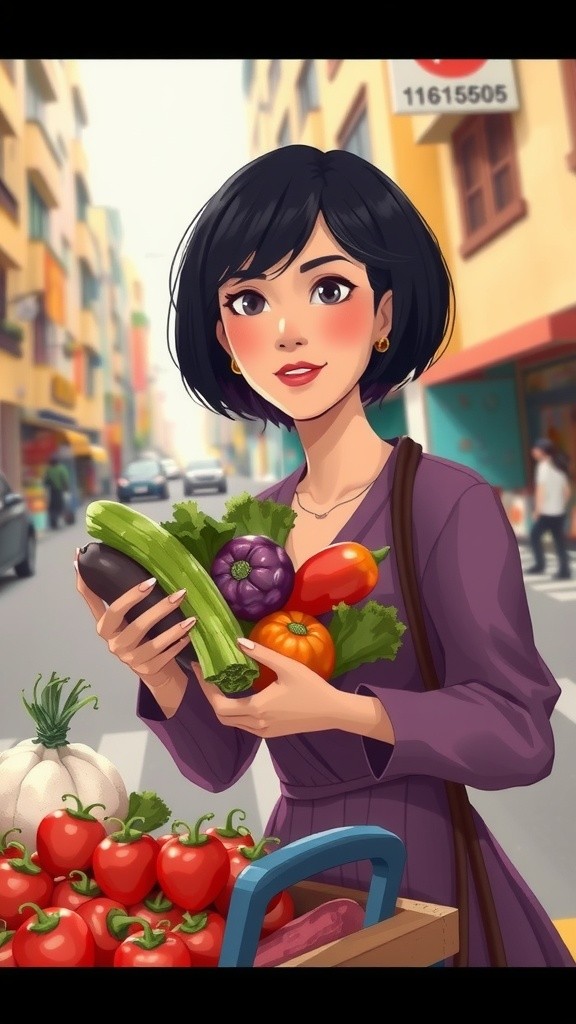 Pengorbanan Ibu Penjual Sayur
