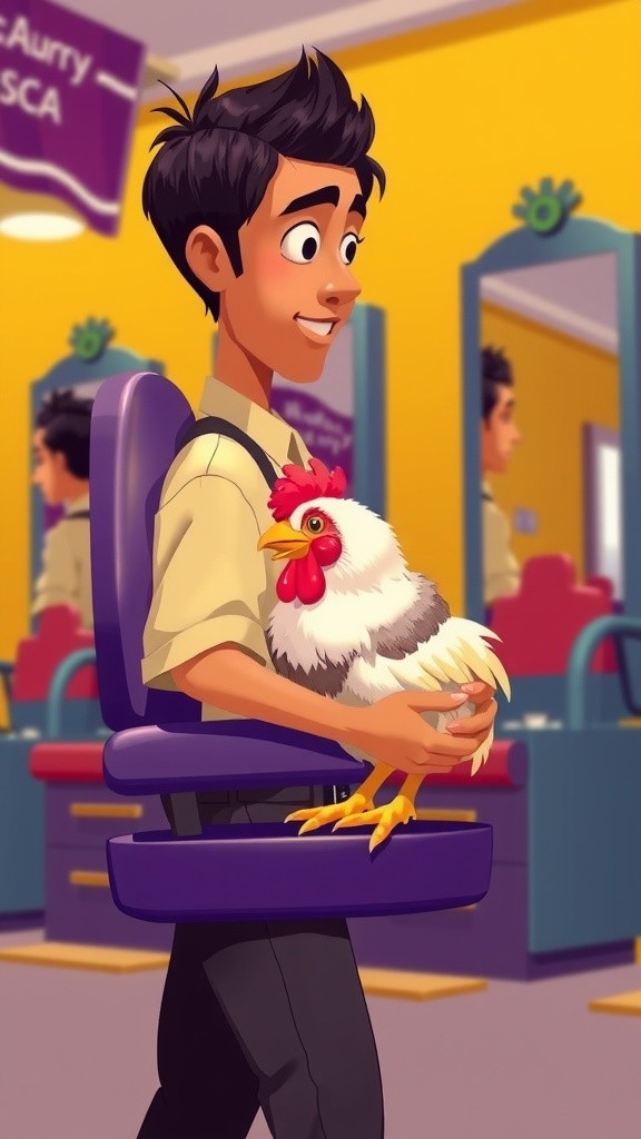Ayam dan Tukang Cukur: Cerita Lucu Suami yang Malas Cukur