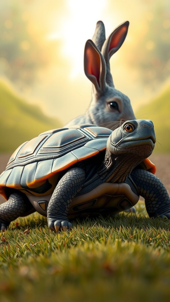 खरगोश और कछुआ की कहानी सरल हिंदी में