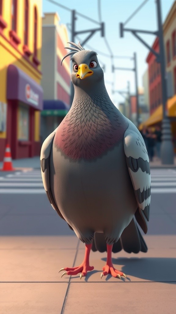 Percy the Pigeon's Lesson