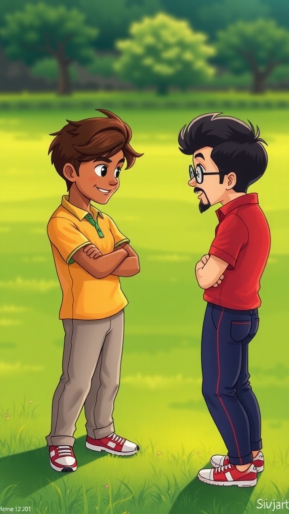 Cricket Adventures: Saif and Haseen's Game in the Sun!