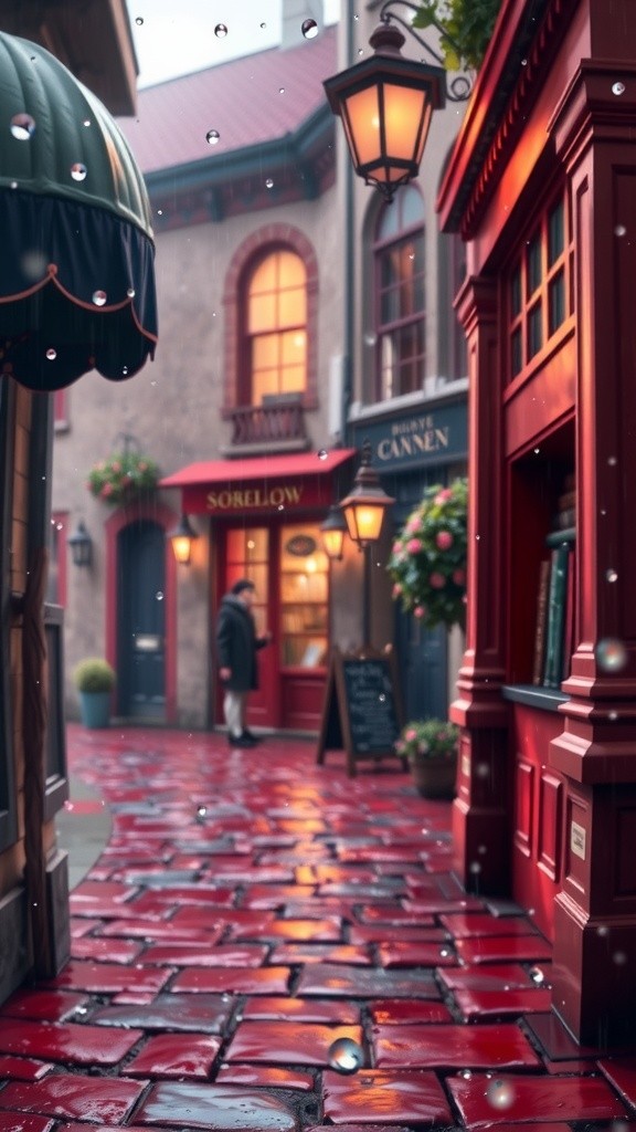 Comfort in the Rain: A Chance Encounter