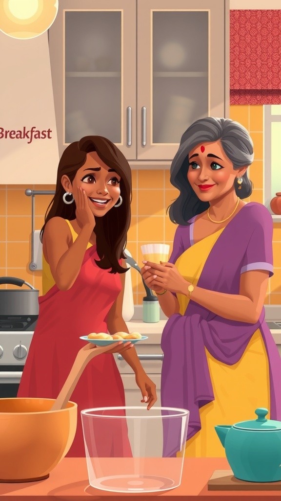 सास-बहू की मीठी नोंकझोंक