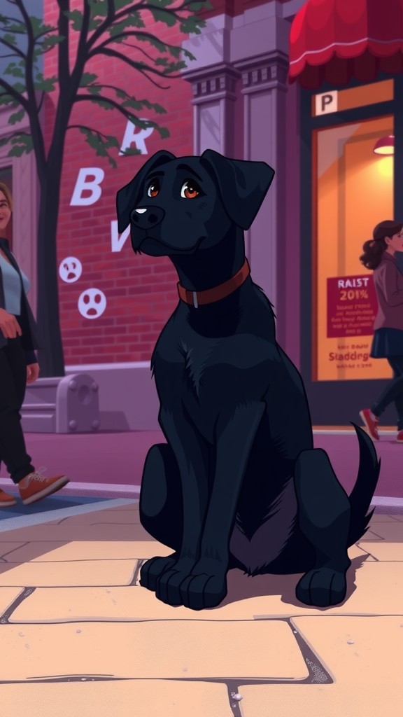 Shadow's Journey: The Heart of a Black Dog
