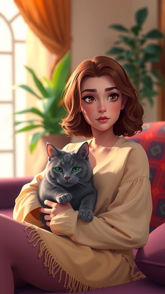 Kucing dan Curhat Kecantikan Wanita