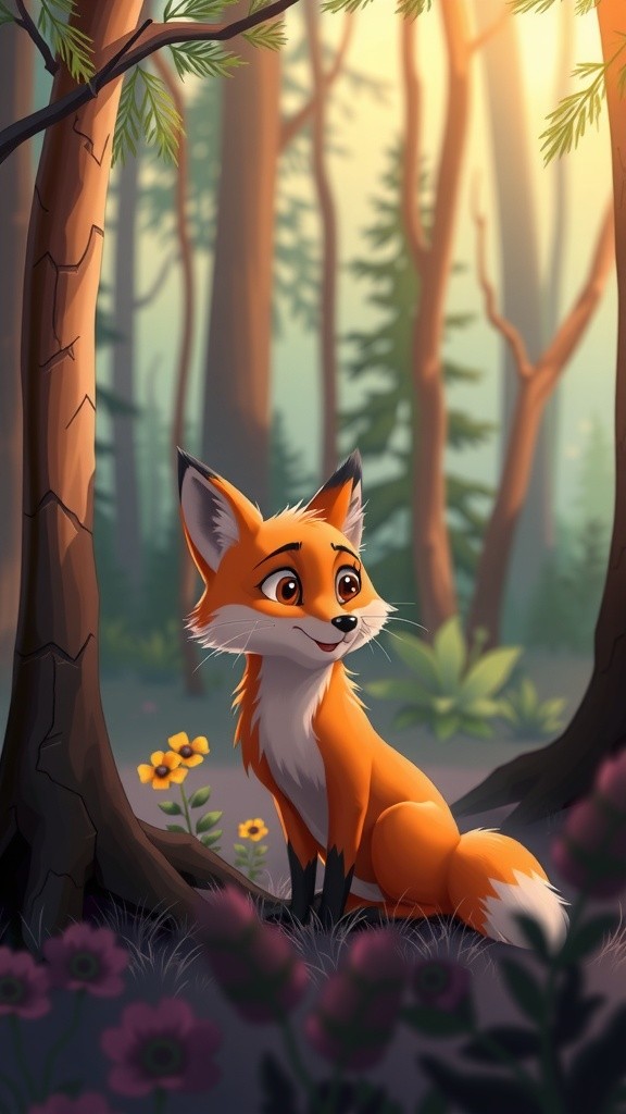 The Hungry Fox's Quest for Food