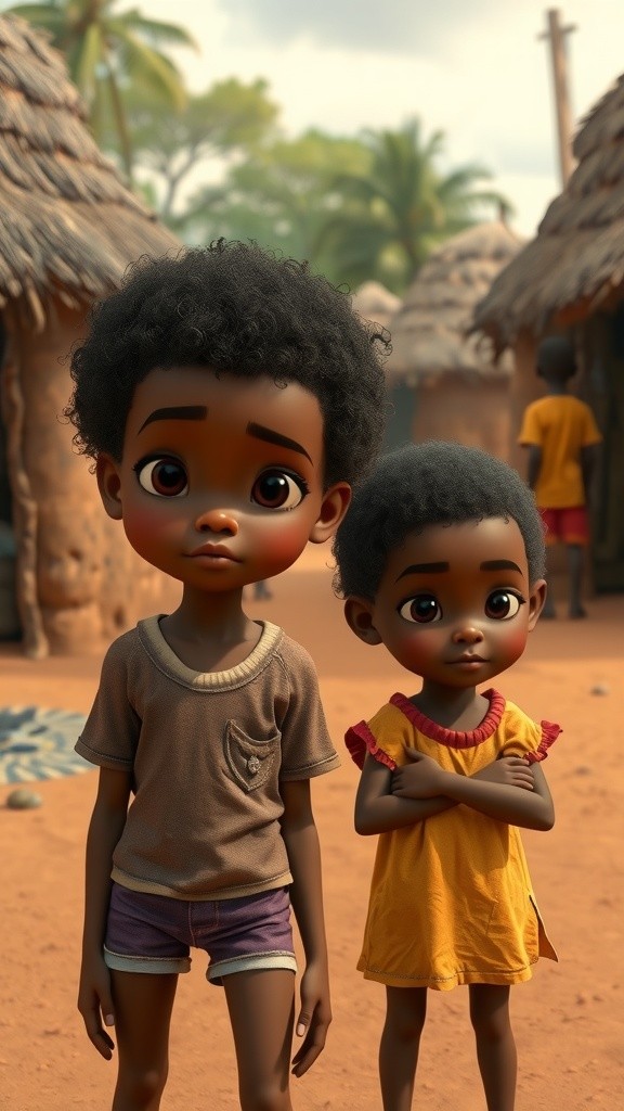 From Village Shadows to City Lights: Leon's Journey