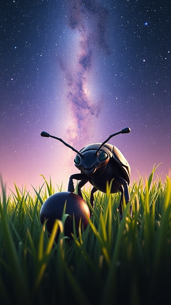 Dung Beetle Navigates Using the Milky Way!