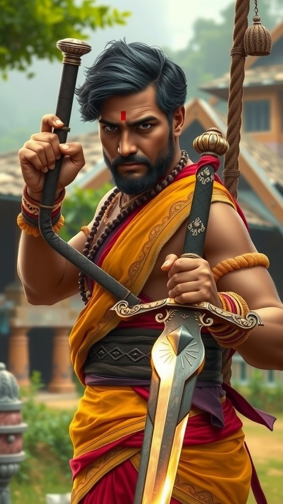 रामू की मजेदार तलवारबाज़ी