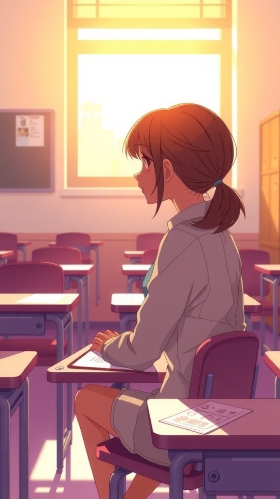 Tension in the Empty Classroom: Yuki and Designer85246