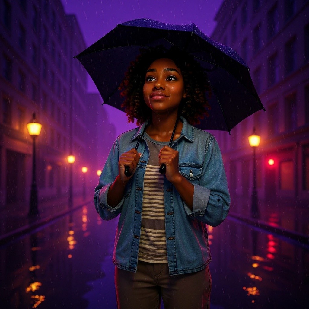 Drenched Under One Tiny Umbrella