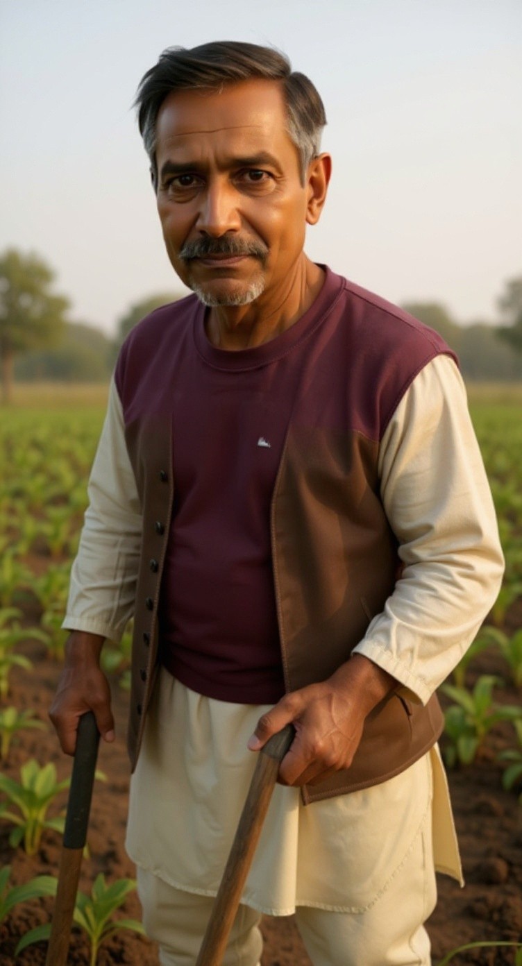 गरीब किसान और उसकी मेहनत का फल