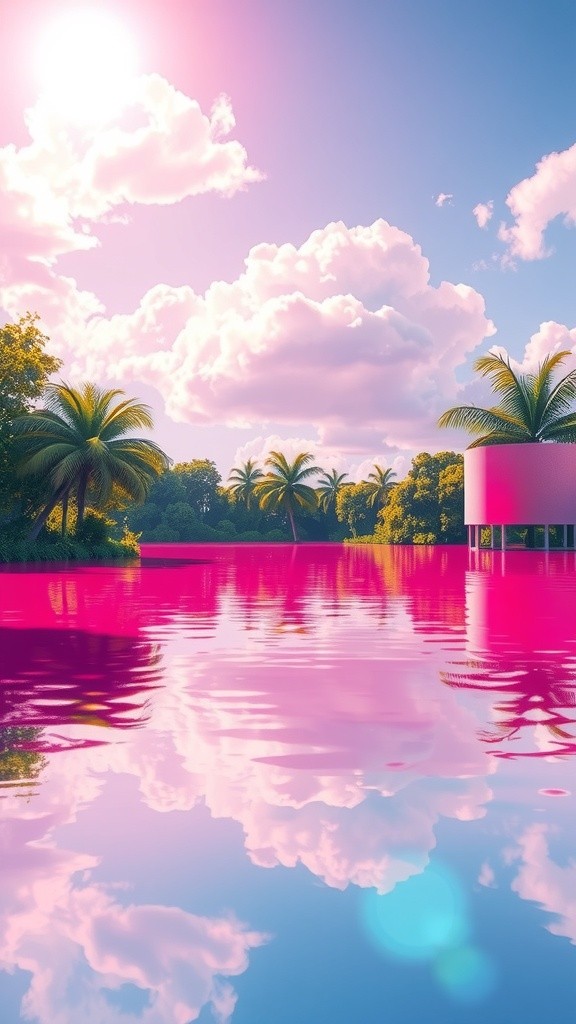 Keajaiban Danau Pink Hillier di Australia