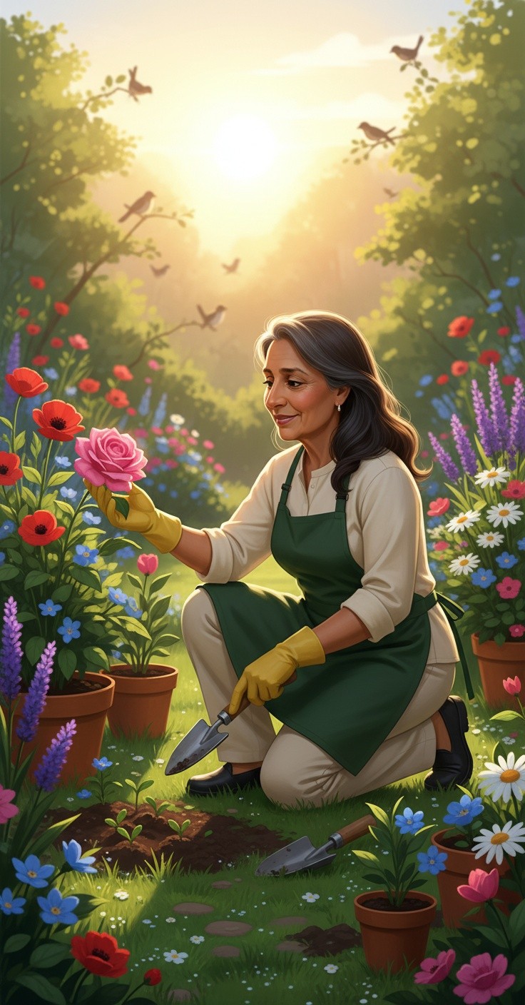 Asha's Peaceful Garden Day