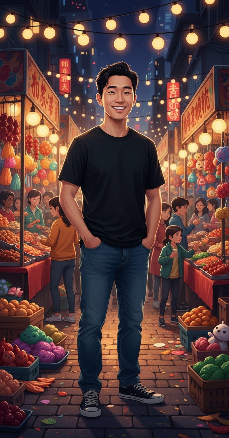 Budi dan Sepatu Ajaib di Pasar Malam
