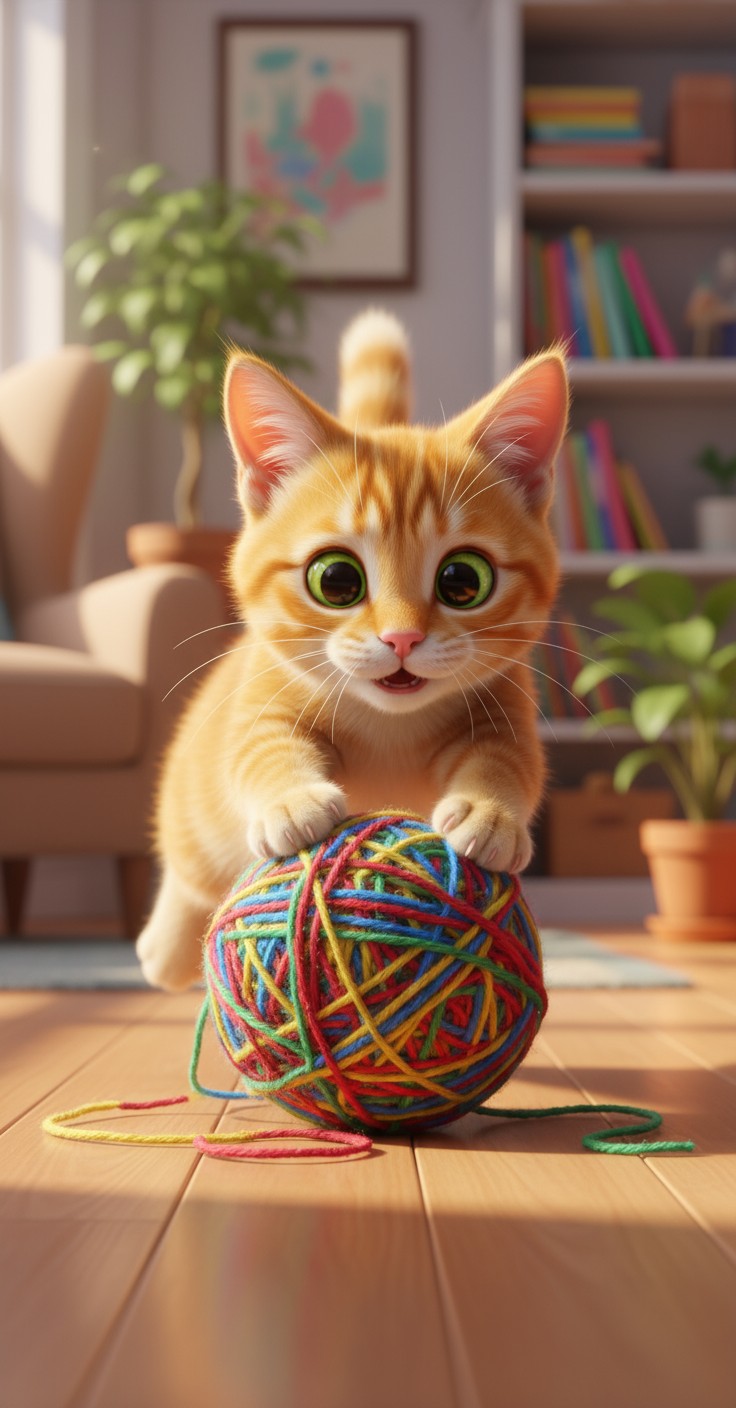 Chibi Cat's Laser Chase Adventure!