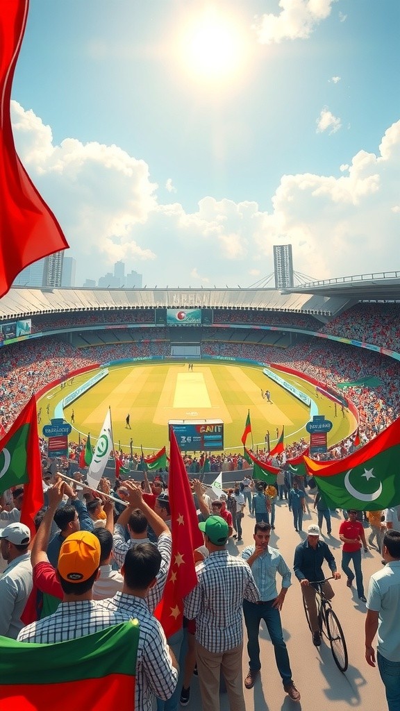 The Anticipation: Indian and Pakistani Fans Await the Asian Final Showdown!