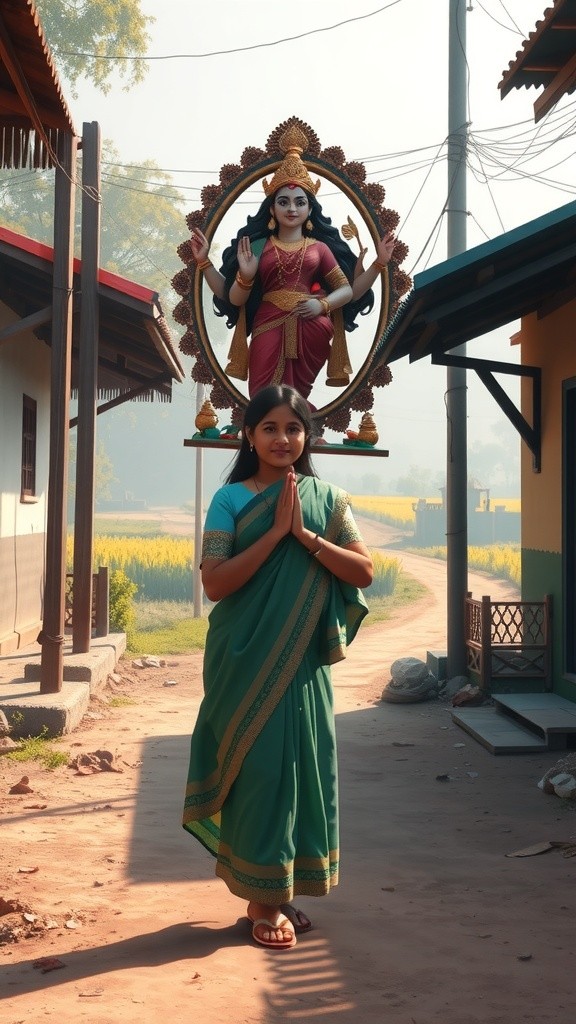अन्वी और माँ दुर्गा की शक्ति