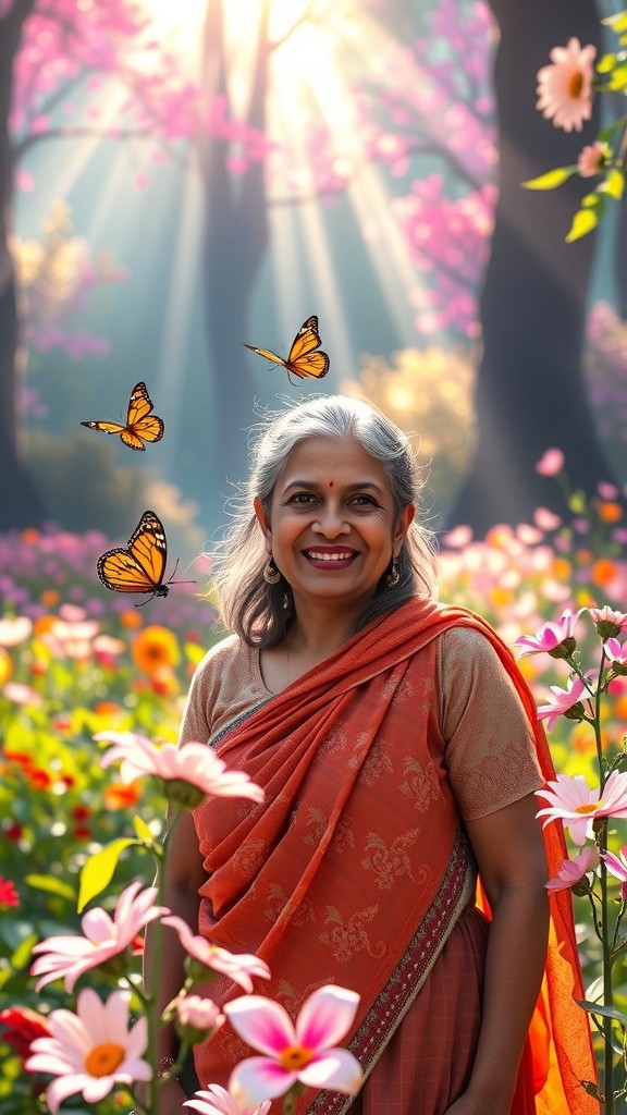 نانی جی اور موروں کا خوشیوں بھرا ناچ