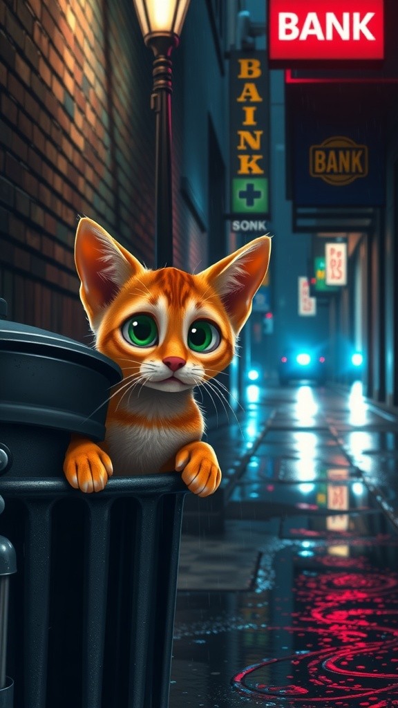 Feline Heist: Shadows in the City
