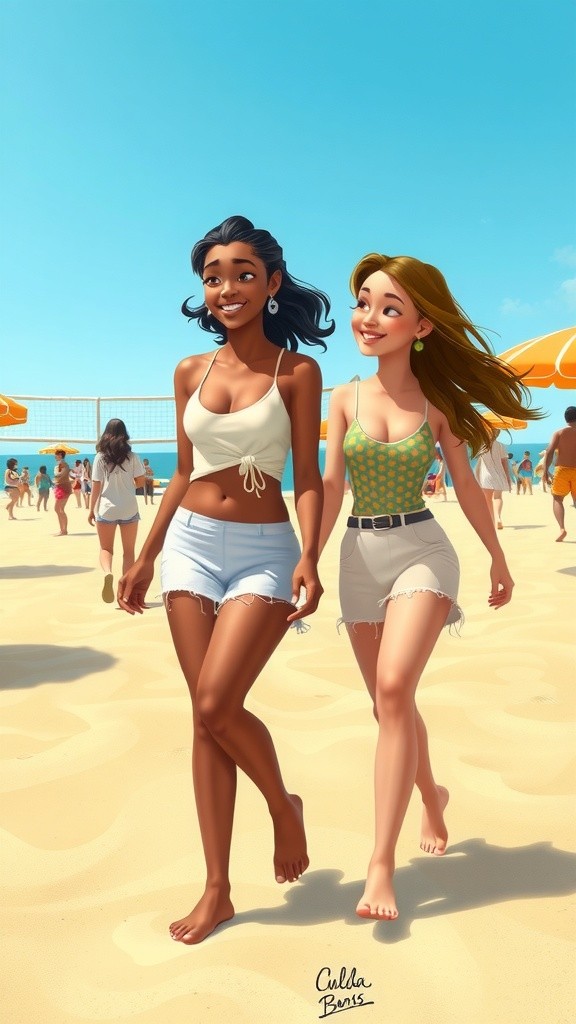 Beach Party Fun with Sharma and Friends