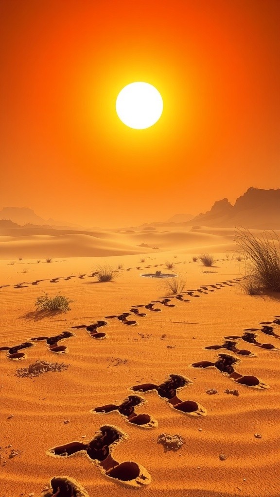 तोते की मेहनत: रेगिस्तान में पानी का तालाब