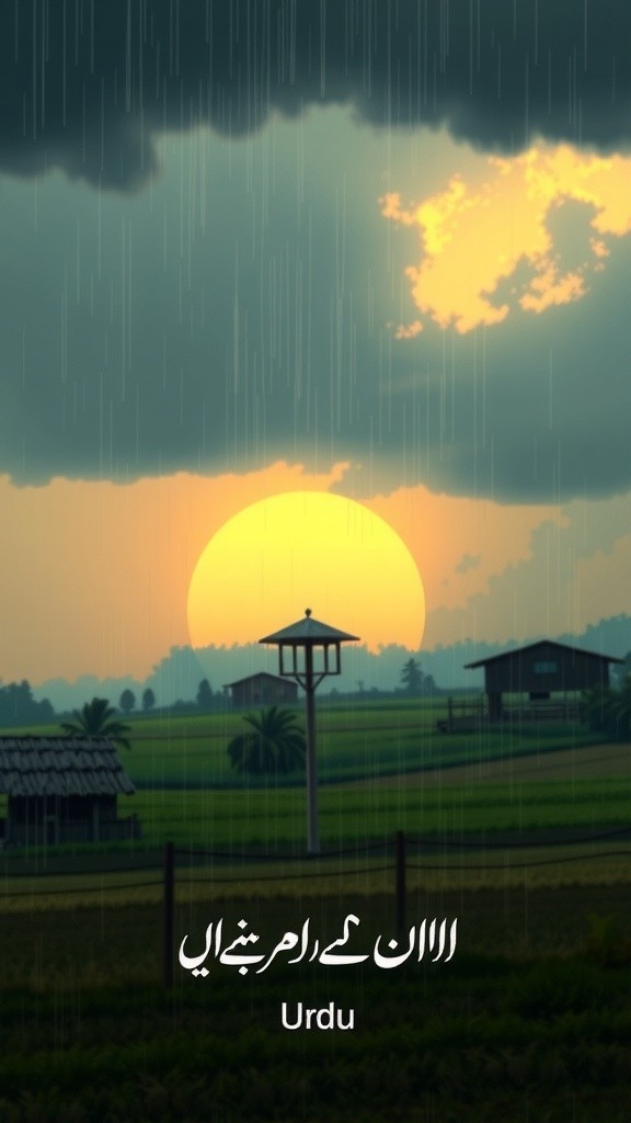 بارش کا انتظار و خوشی