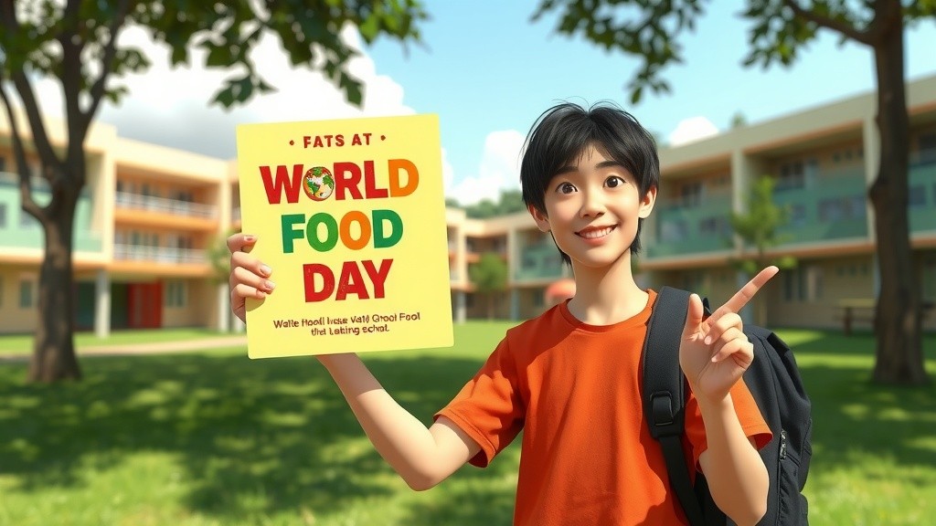 Rafa, Syafa, dan Via: Hari Pangan Sedunia