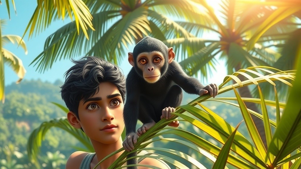 فوجی اور بندر کی دوستی کی کہانی