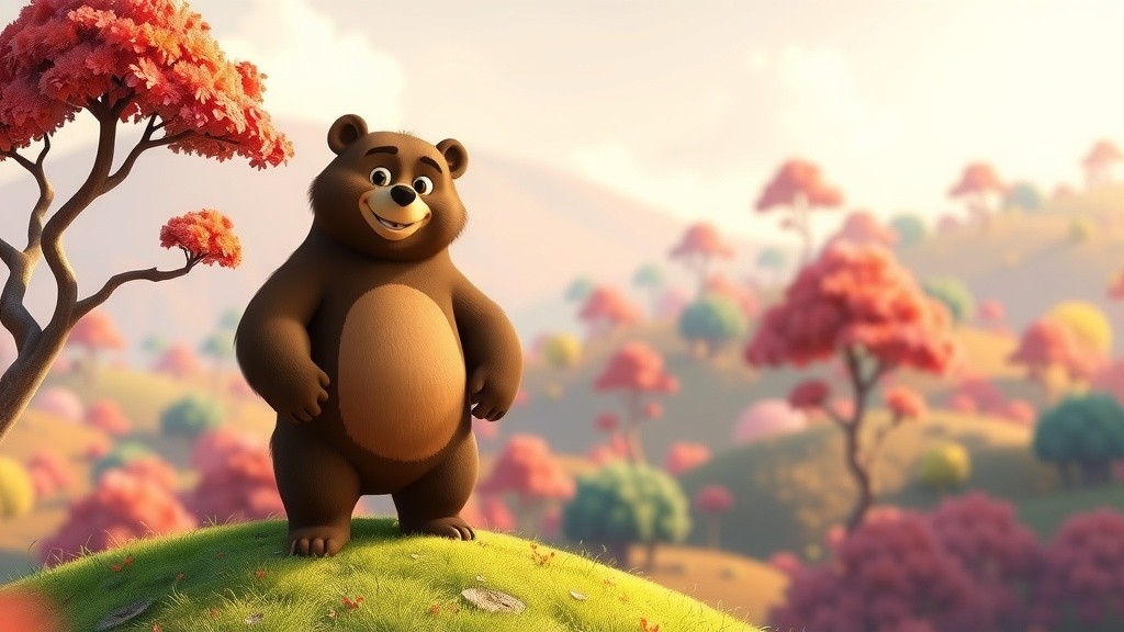 Benny the Brave Little Bear and the Big Bad Wolf