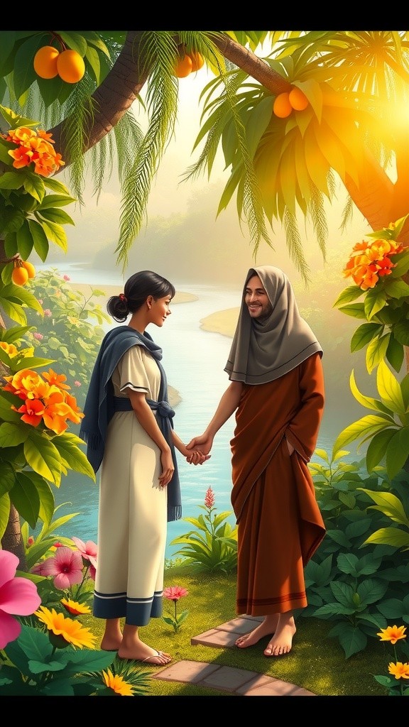 Kisah Adam dan Hawa di Surga