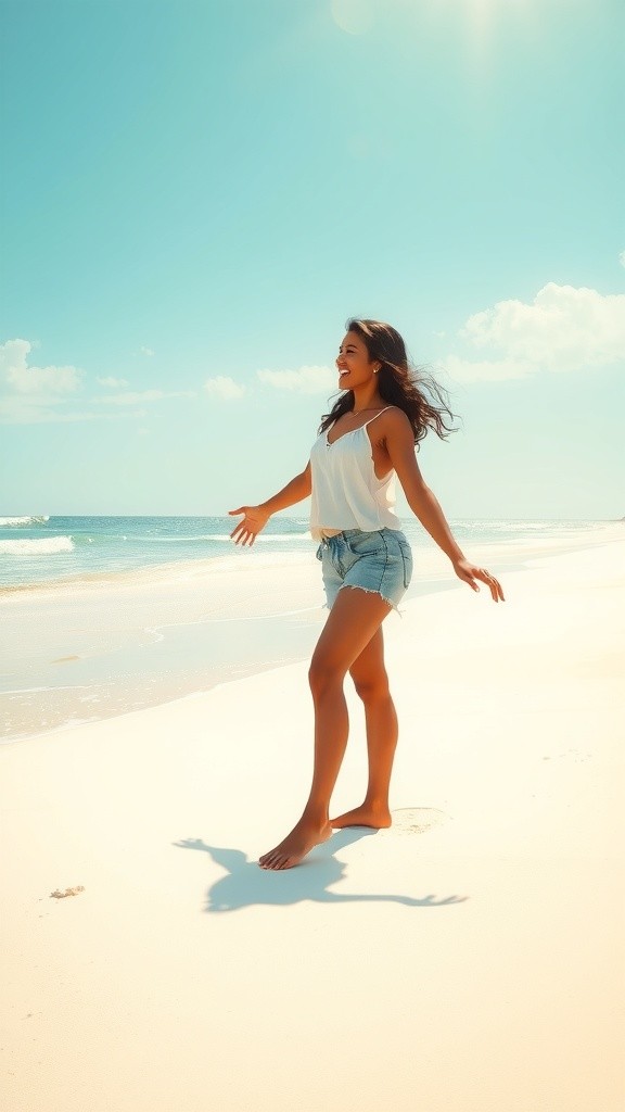 Wanita Cantik Berlibur di Hari Minggu