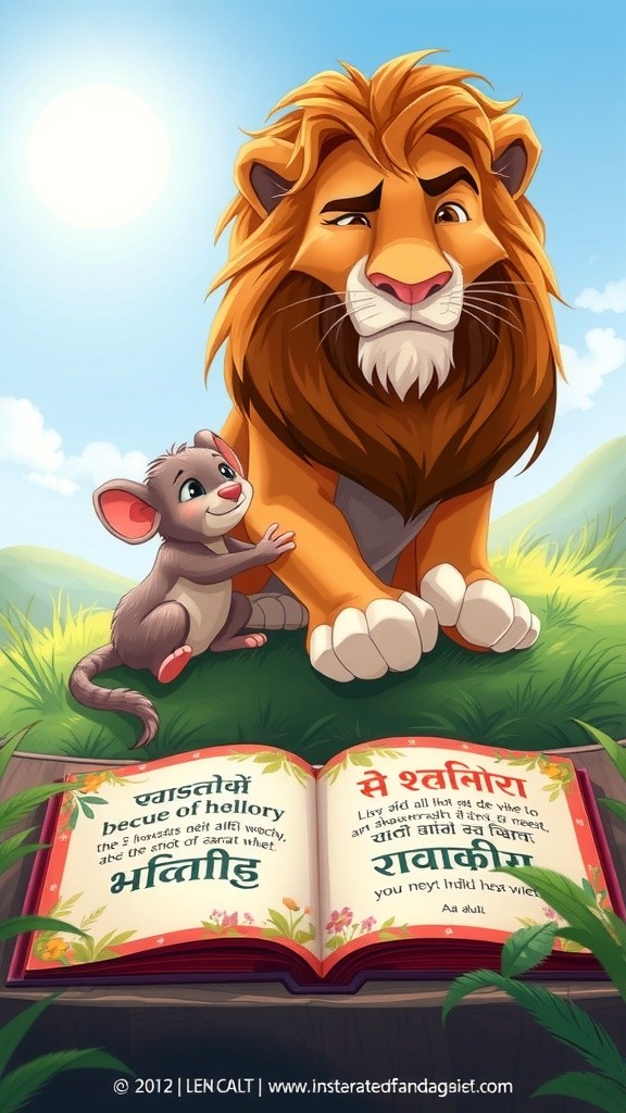 शेर और चूहे की दोस्ती की कहानी