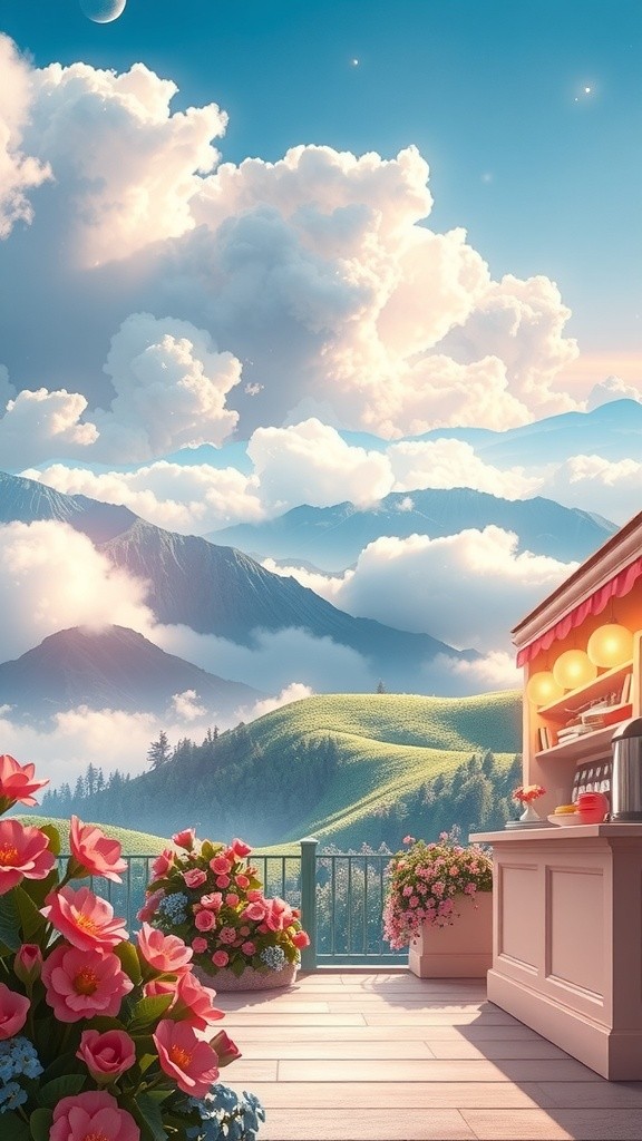 Whimsical Delight: Kitten & Ice Cream Fusion