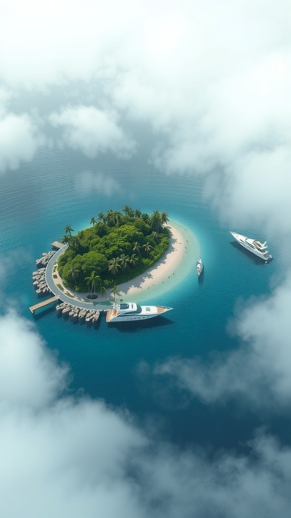 The Mysterious Billionaires' Private Island That Vanishes From Maps