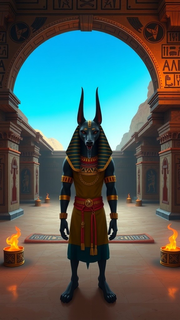 Anubis: Penjaga Keadilan di Dunia Setelah Mati